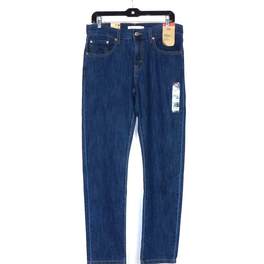 NEW! Levi's 100% Cotton MIDDY STRAIGHT Leg Denim Jeans Women's 27‎ NWT!